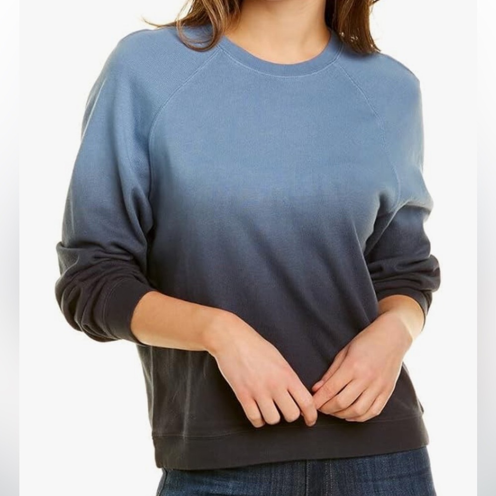 NWT Monrow Ombré Raglan Sweatshirt Sz XL - Picture 10 of 10